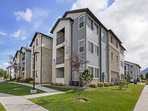 Grass Area in Front of Apartments at The Reserve at View 78