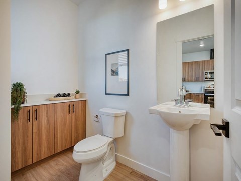 Half Bath at The Amber