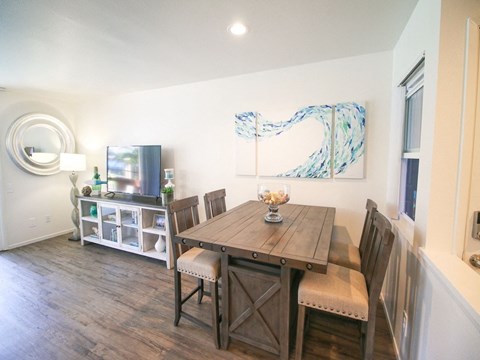 Elegant Dining Room at Canyon Club Apartments, California