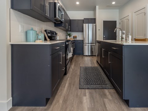 Island in Kitchen at The Arza Apartments Island in Kitchen at The Arza Apartments