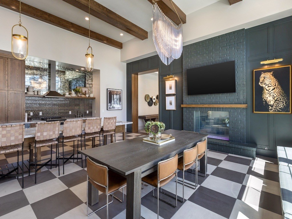 Kitchen in Clubhouse at The Veridian