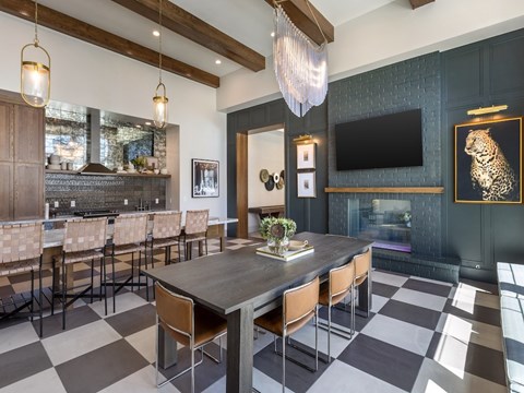 Kitchen in Clubhouse at The Veridian