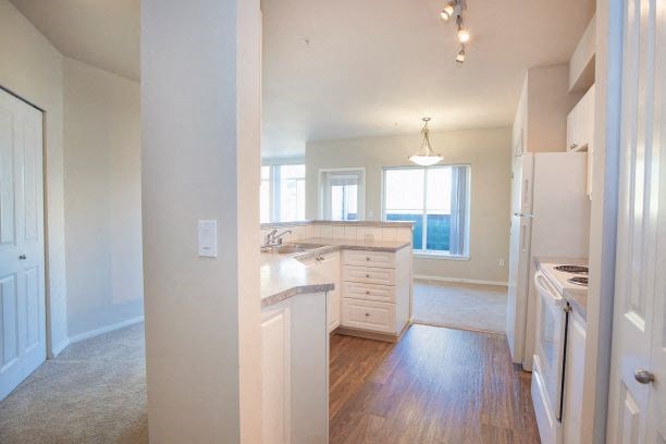 Open Kitchen Space at Metropolitan Place Apartments, Renton, WA