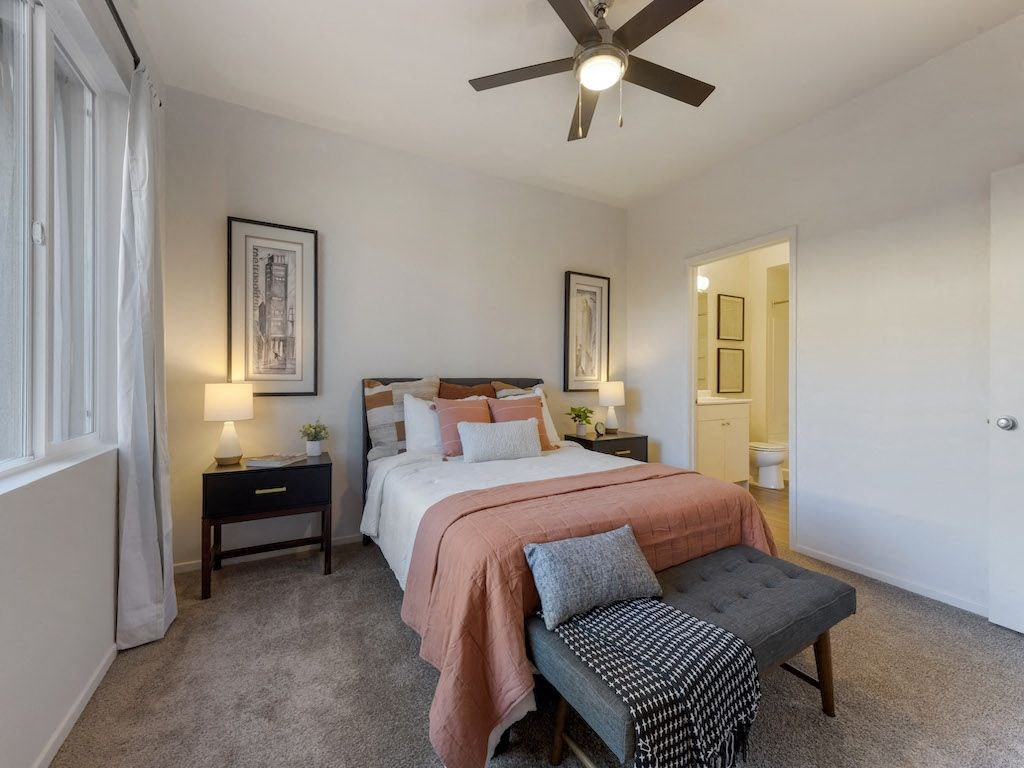 Bedroom with Attached Bathroom at Echo Ridge