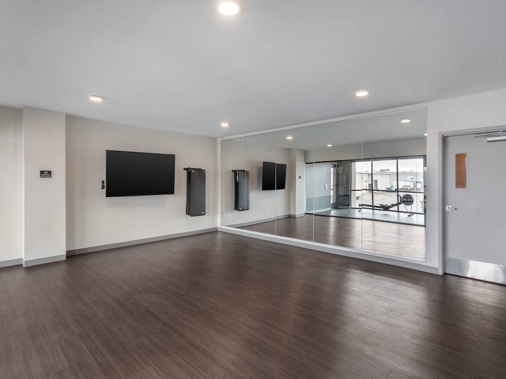 Large Open Fitness Area at City Lofts Apartments