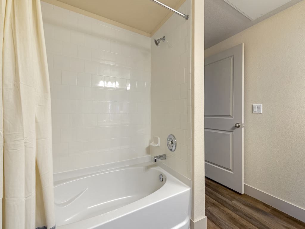 Oval Soaking Tub in Bathroom at Avena Apartments, CO