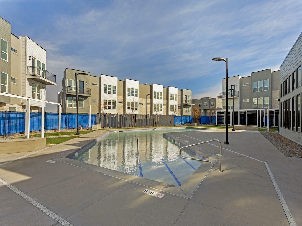 Beautiful Swimming Pool at The Austin Townhomes, Draper, UT 84020