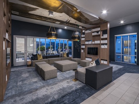 Resident Lounge Area at  Parc View Apartments and Townhomes Midvale, UT 84047