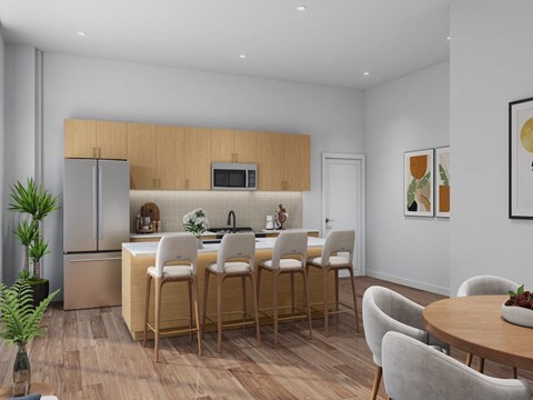 Maye House Salt Lake City, UT Penthouse Kitchen