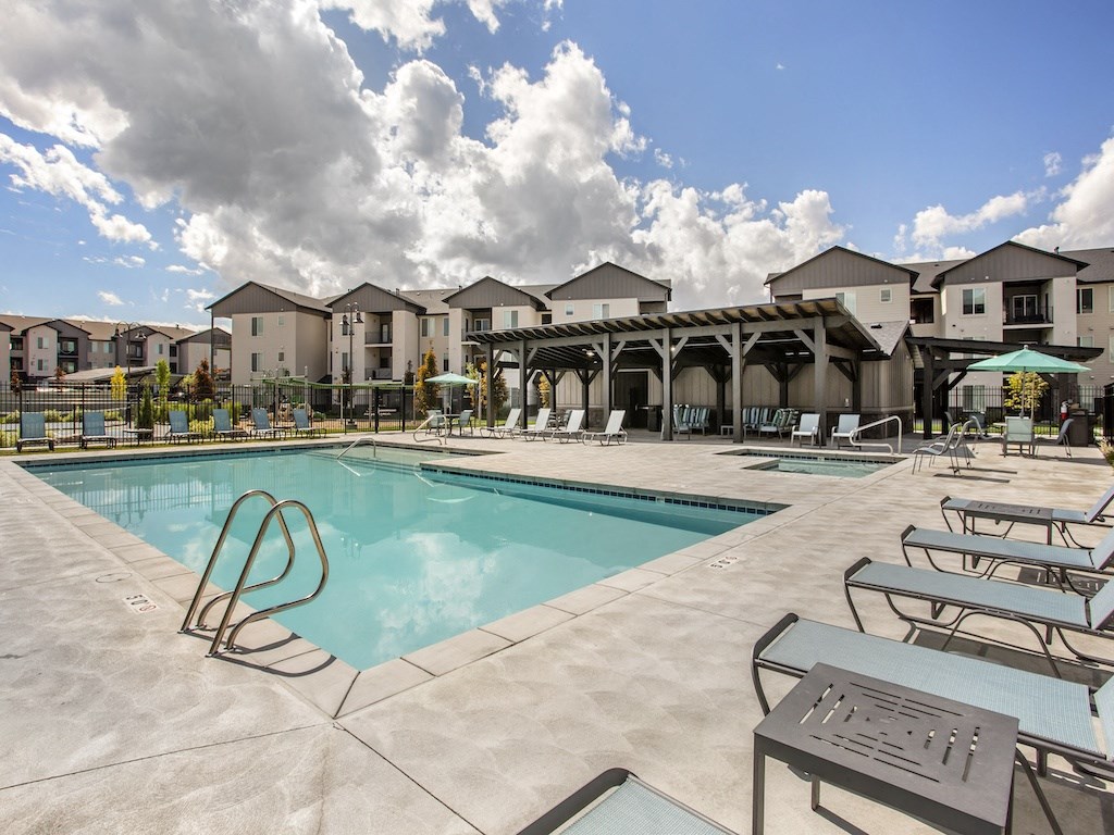 Large Swimming Pool at Meadows at Homestead Logan, UT 84321
