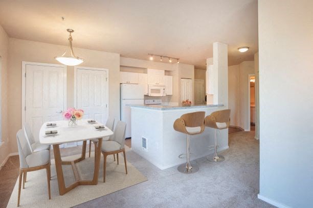 Renovated Kitchen at Metropolitan Place Apartments, Renton, WA
