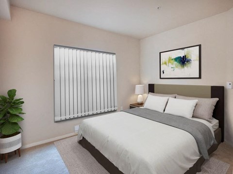 Large Bedroom at Metropolitan Collection Apartments, Renton, WA