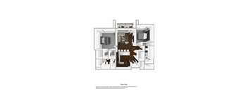 2X2 B Floorplan at Orchard Park Apartments, Idaho Falls, 83404