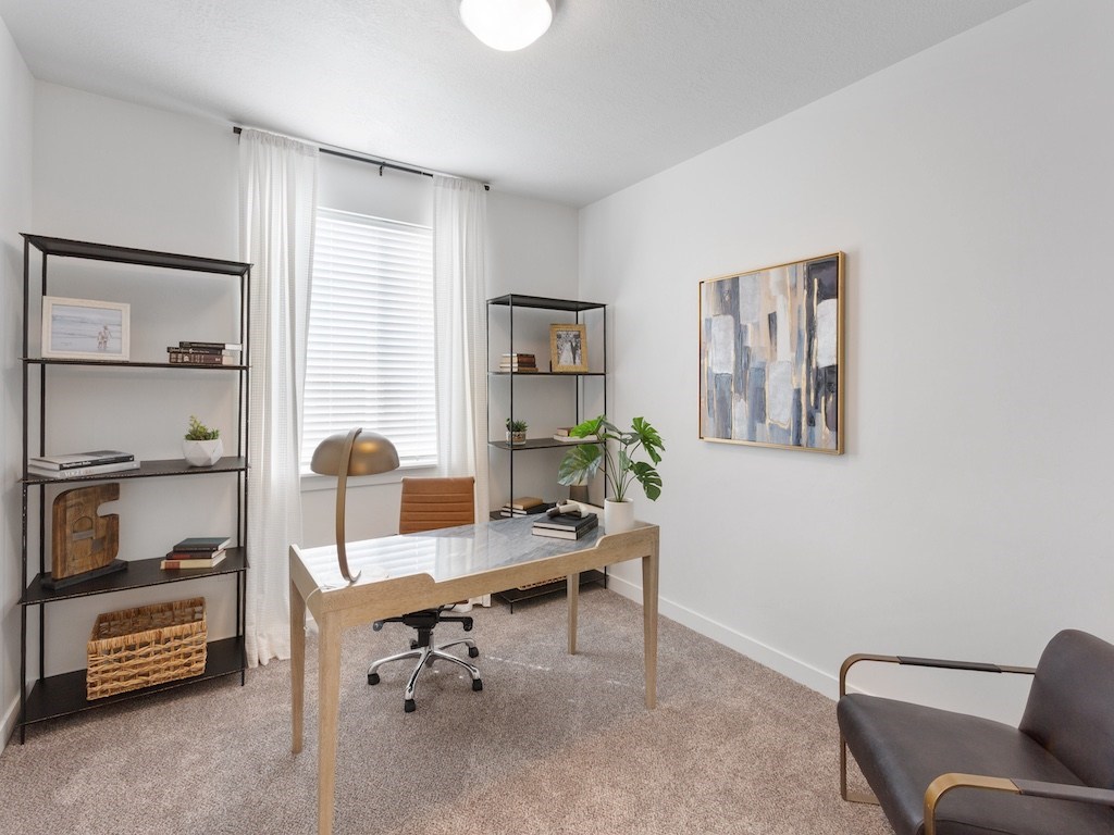 Office in Secondary Bedroom at The Veridian