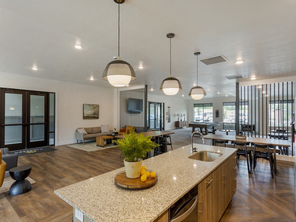 Open Space Clubhouse at Matheson Apartments in Tremonton UT