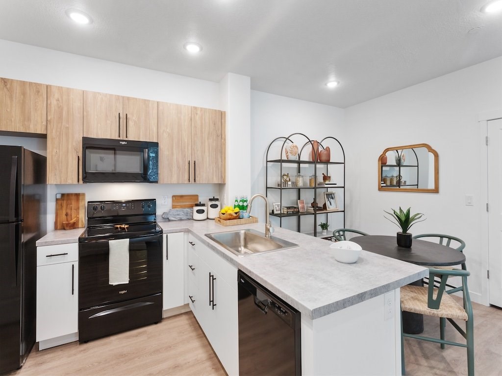 Open Concept Kitchen at The Veridian