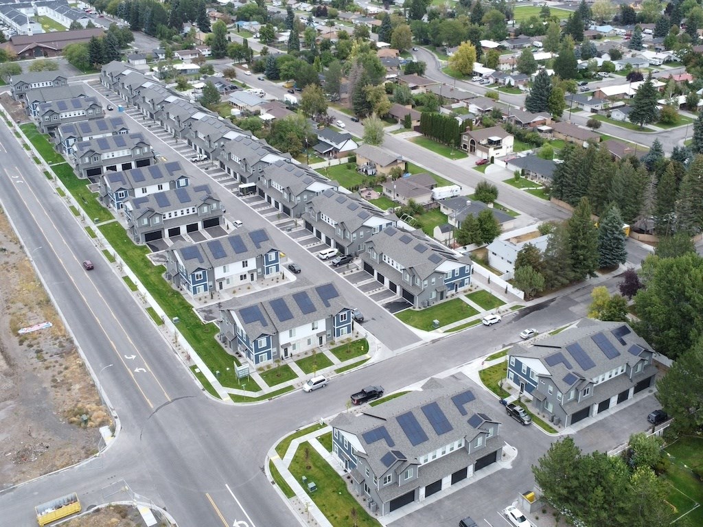 Orchard Park Townhomes Aerial Footage