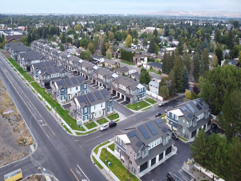 Orchard Park Townhomes Side View