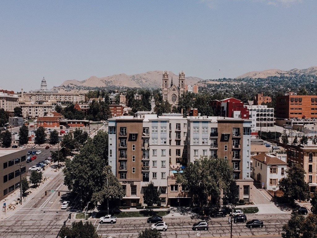 Exterior View at Providence Place Apartments, Salt Lake City, UT 84111