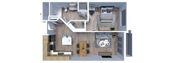1 Bed 1 bath A at Maye House, Salt Lake City, 84111