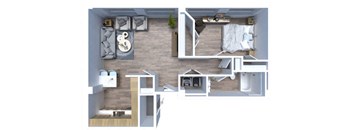1 Bed 1 bath C at Maye House, Salt Lake City