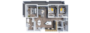3 Bed 2 bath B at Maye House, Salt Lake City, UT, Utah