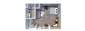 Studio 1 bath G at Maye House, Salt Lake City, UT, 84111