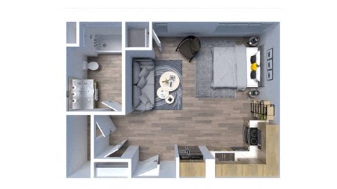 Studio 1 bath G at Maye House, Salt Lake City, UT, 84111