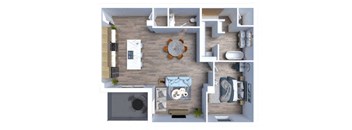 Maye House Penthouse Floorplan at Maye House, Salt Lake City, 84111