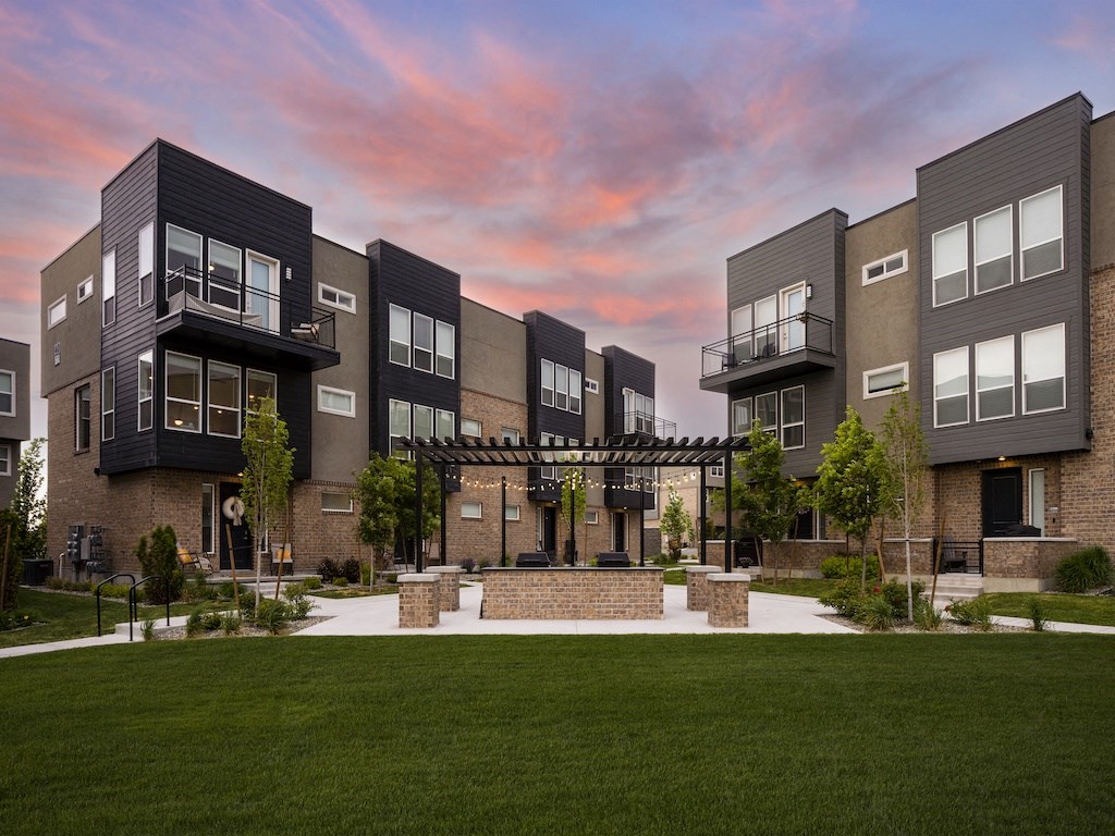 Parc at Day Dairy Lawn Area with BBQ Grills