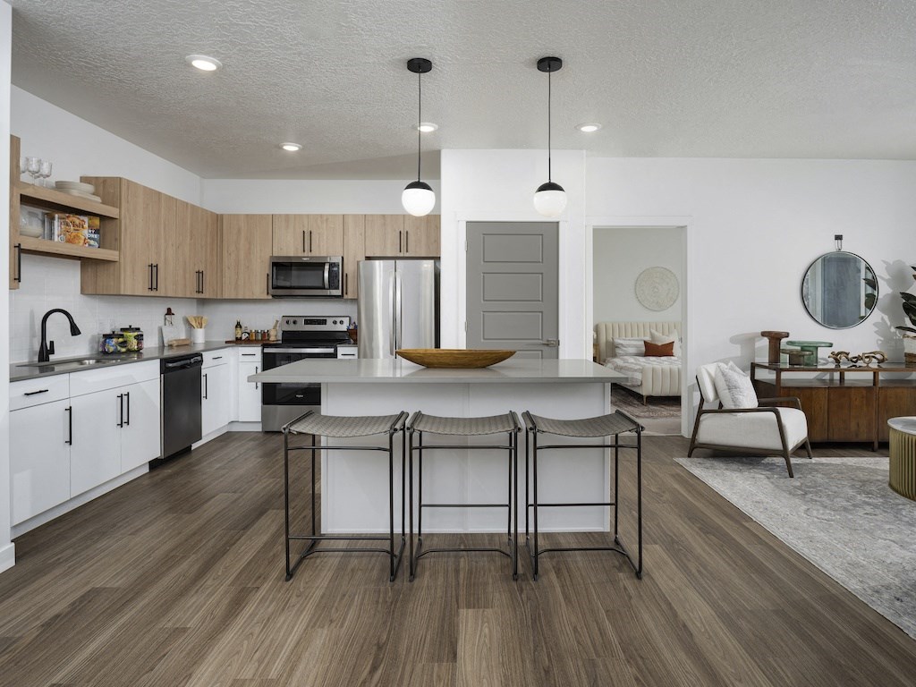 Parc Ridge Kitchen with Island and Energy Efficient Appliances
