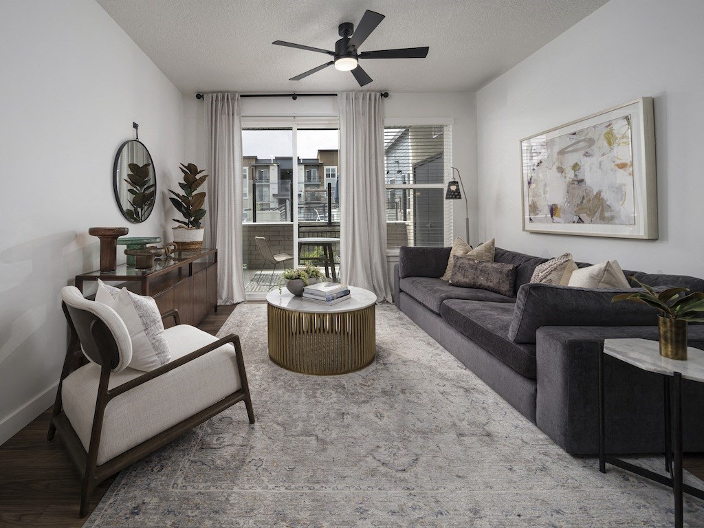 Parc Ridge Living Room with Large Window