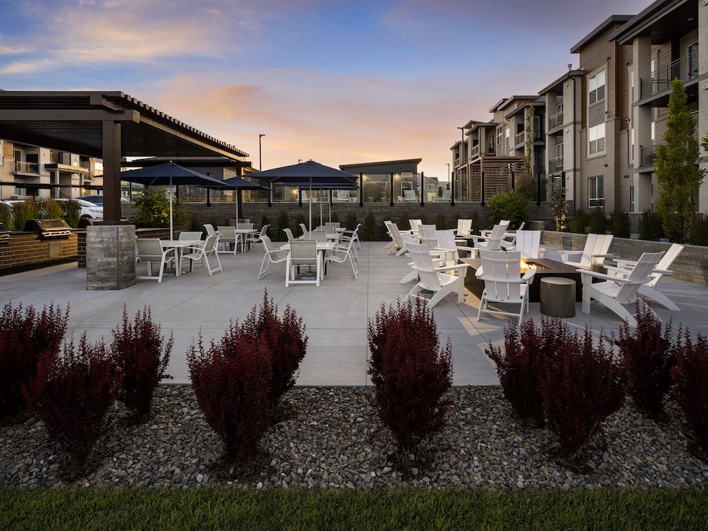 Parc Ridge Outdoor Furniture in Courtyard