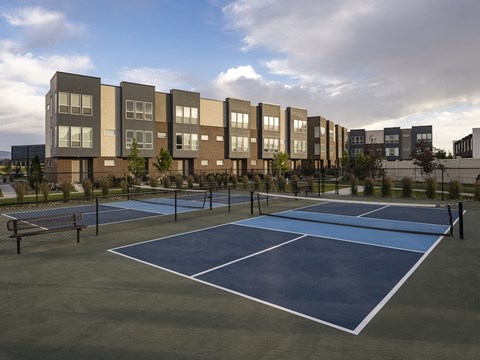 Pickleball Courts at Parc View Apartments and Townhomes Midvale, UT 84047