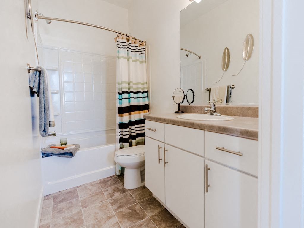 Full Guest Bathroom at Parc at Day Dairy Apartments and Townhomes, Utah, 84020
