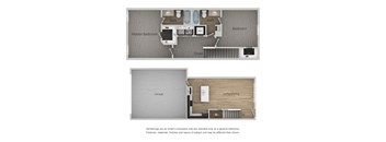 Parc on 5th 2X2 Townhome Floorplan