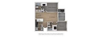 Parc on 5th 2X2 Floorplan