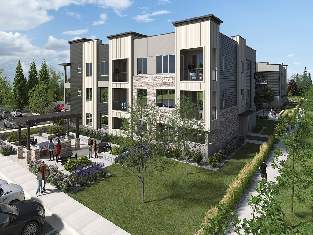 Rendering of Parc on 5th Phase II Building