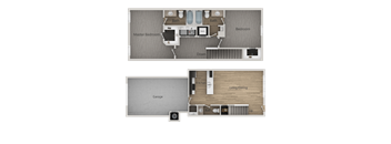 2 Bedroom 2.5 Bathroom at The Sage
