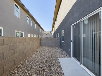  Private Patio with Expansive Sliding Glass Door at Desert Sage Townhomes, Hurricane, 84737 - Photo Gallery 14