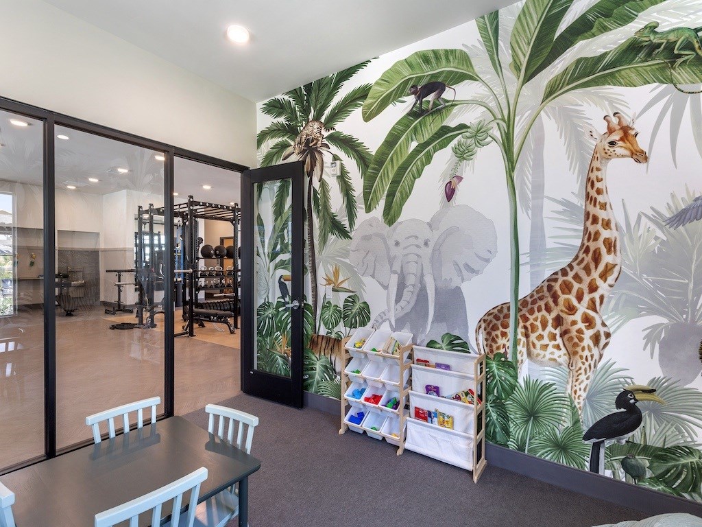 Playroom in Fitness Center at The Veridian
