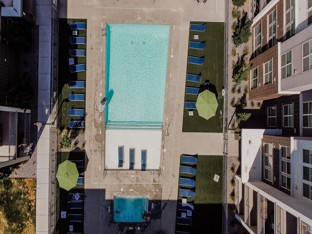 Aerial View of the Pool Aerial View of the Pool at Veranda Apartments, Draper, UT