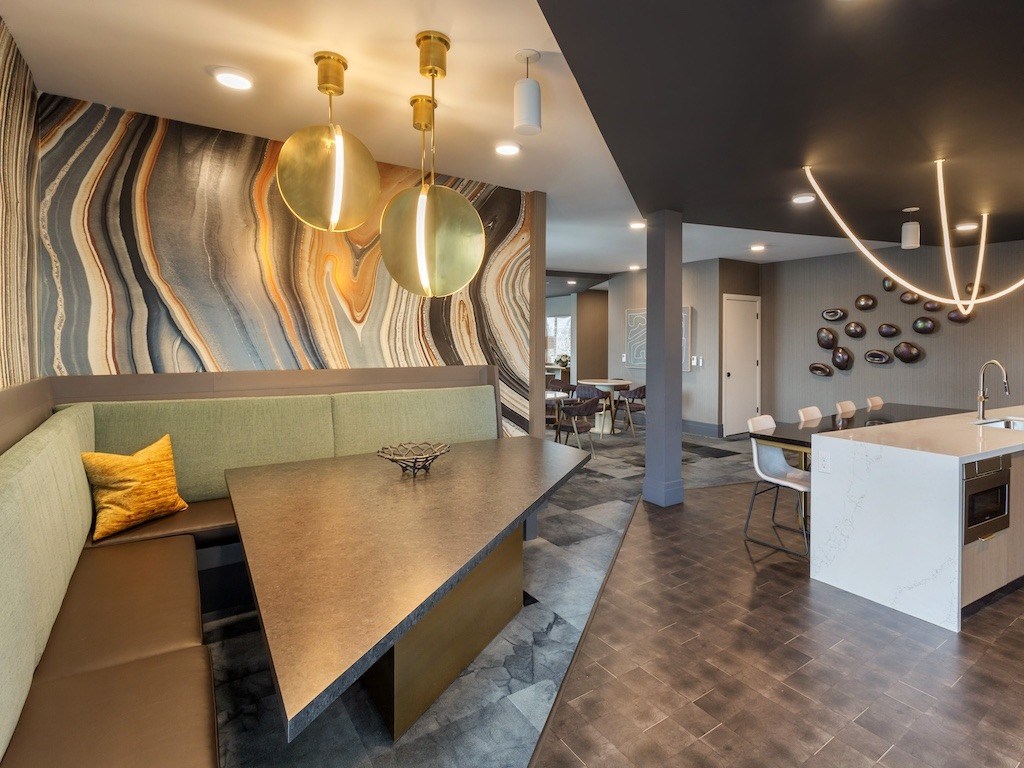 Resident Lounge at City Lofts Apartments