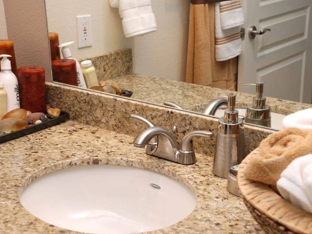 Renovated Bathrooms With Granite  Counters at Metropolitan Collection Apartments, Washington, 98057