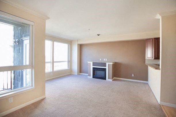 Studio Apartment Living Room at Revo 225 Apartments, Renton