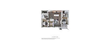 Ridge View Three Bedroom Two Bathroom Floorplan B