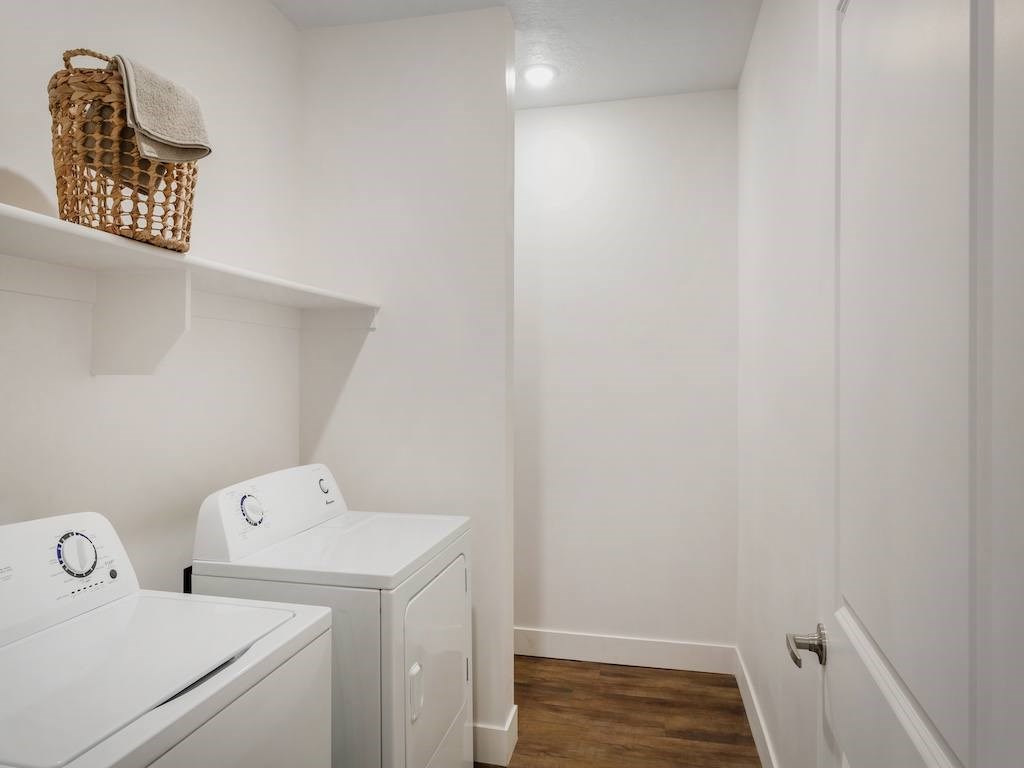 Side by Side Washer and Dryer at Magnolia at Homestead