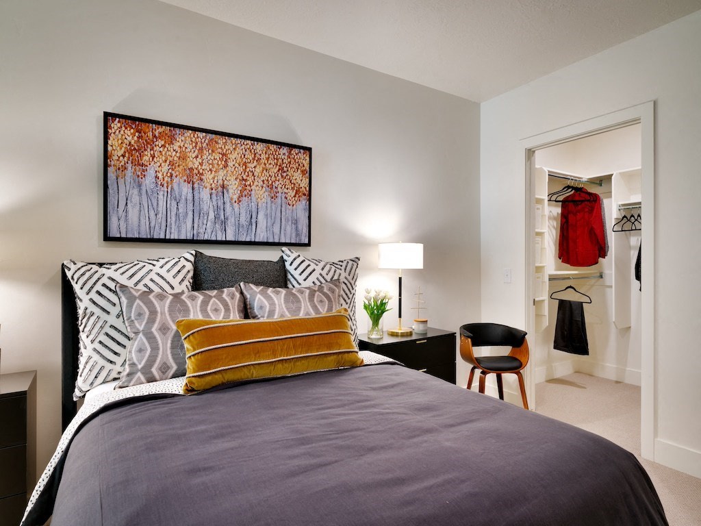The Stack Apartments Bedroom and Closet The Stack Apartments Bedroom and Closet