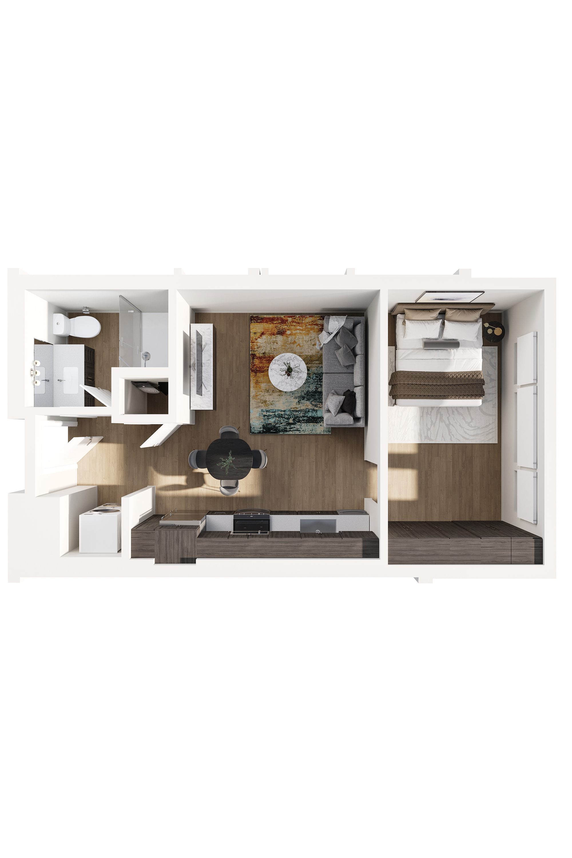Studio B at The Terrace at Academy Village