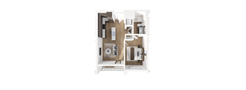 1C Floorplan at The Terrace at Academy Village, Herriman